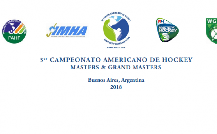 3er CAMPEONATO AMERICANO DE HOCKEY MASTERS & GRAND MASTERS